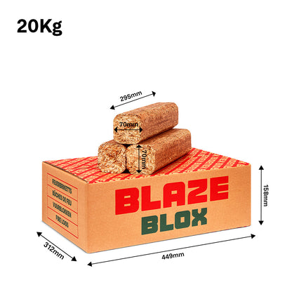 Briquetas de fuego BlazeBlox